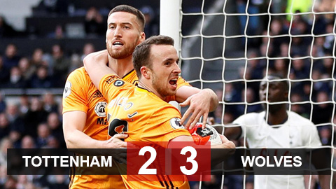 Tottenham 2-3 Wolves: Spurs lỡ cơ hội áp sát Chelsea 