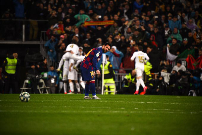 Messi mất hút trong trận Siêu kinh điểm đêm qua