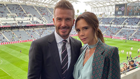 Beckham và vợ trong ngày lịch sử của CLB Inter Miami
