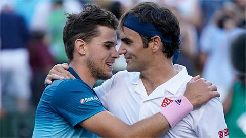 Thiem gây sốc, vượt mặt Roger Federer - hướng đến danh hiệu Grand Slam đầu tiên