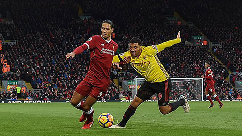 Đội trưởng Watford khiến Van Dijk 'đỏ mặt' trước chú bé mascot