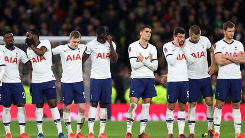 Tottenham bị Norwich loại trên chấm 11m: Spurs còn thua... đến bao giờ?