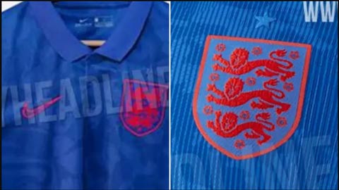 Áo đấu của ĐT Anh tại EURO 2020 bị chê là 'xấu nhất mọi thời đại'
