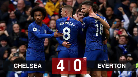 Kết quả Chelsea 4-0 Everton: Thăng hoa trên sân nhà, Chelsea giữ chắc vị trí thứ 4 Kết quả Chelsea 4-0 Everton: Thăng hoa trên sân nhà, Chelsea giữ chắc vị trí thứ 4
