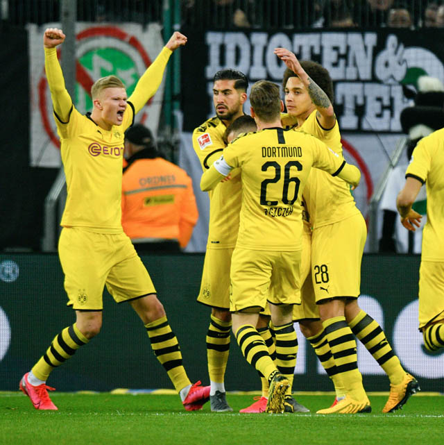 Niềm vui chiến thắng của Dortmund
