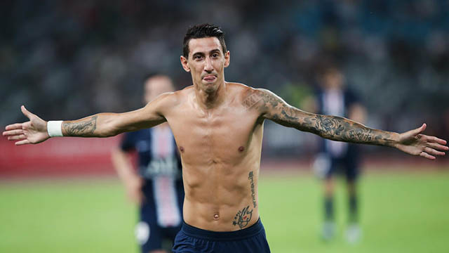 Cuộc sống của Di Maria thay đồi nhờ bóng đá