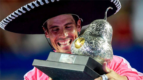 Nadal vô địch Acapulco 2020, vẫn kém xa kỷ lục của Federer Nadal vô địch Acapulco 2020, vẫn kém xa kỷ lục của Federer