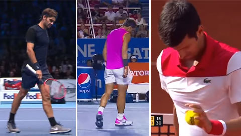 Top 10 pha bỏ lỡ đáng xấu hổ: Nadal, Federer và Djokovic đều góp mặt