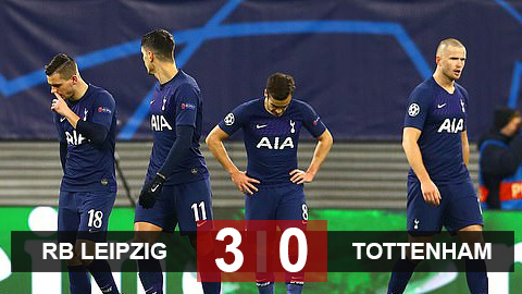 Leipzig 3-0 Tottenham (chung cuộc 4-0): Tottenham bạc nhược rời Champions League Leipzig 3-0 Tottenham (chung cuộc 4-0): Tottenham bạc nhược rời Champions League
