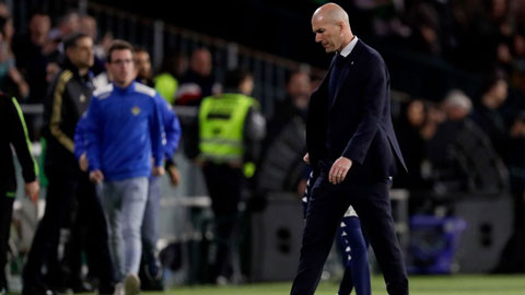 Real đang phải trả giá vì sai lầm của Zidane