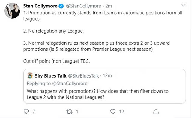 Cựu tiền đạo Stan Collymore đã đưa ra một ý tưởng trong đó có việc 5 đội bóng ở Premier League sẽ xuống hạng