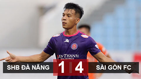 SHB Đà Nẵng 1-4 Sài Gòn FC: Hủy diệt chủ nhà