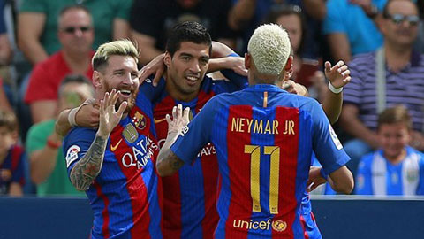 Messi - Suarez - Neymar vẫn là bô ba vĩ đại nhất lịch sử Barca