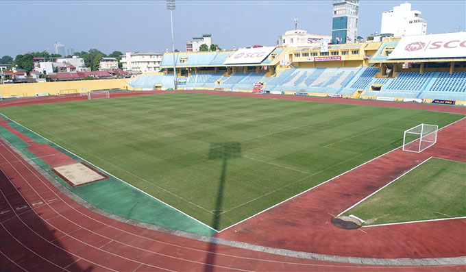 Sân Hàng Đẫy là 1 trong 7 sân được VPF khoanh vùng cho phương án thi đấu tập trung