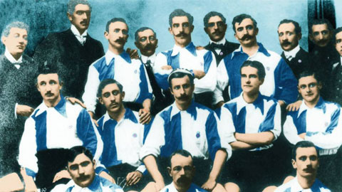 Atletico Madrid ban đầu chỉ là đội bóng “chi nhánh” của Athletic Bilbao và mặc trang phục như của Blackburn Rovers