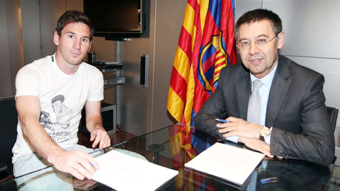 Messi chỉ trích ban lãnh đạo Barca “tuồn” thông tin cho báo chí để gây sức ép buộc các cầu thủ phải giảm lương