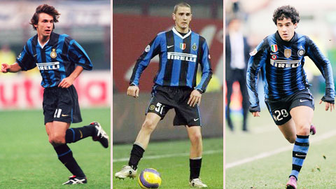 Inter sẽ không phạm sai lầm khi bán các tài năng trẻ như Pirlo, Bonucci hay Coutinho (từ trái qua) trong quá khứ