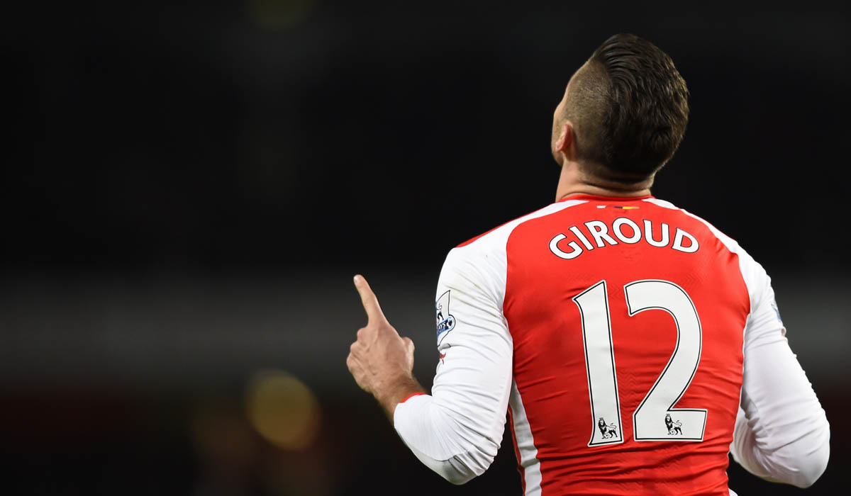 Girould lựa chọn số 12 tại Arsenal