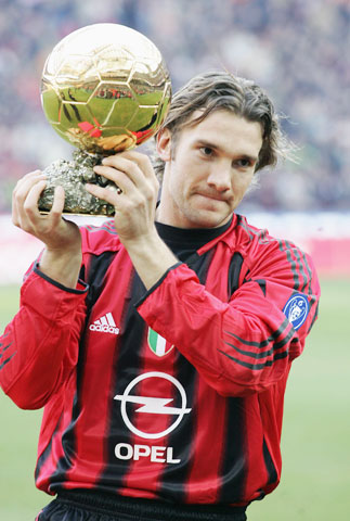 Shevchenko được nhớ đến nhiều nhất khi anh tung hoành trong màu áo Milan