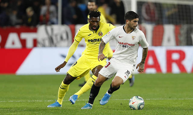  Anguissa (áo vàng) đã chơi gần 2.000 phút ở mùa giải 2019/20