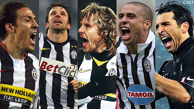 5 chàng samurai của Juventus