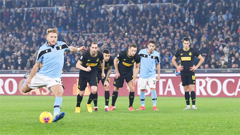 Số quả penalty phản ánh chất lượng của Lazio