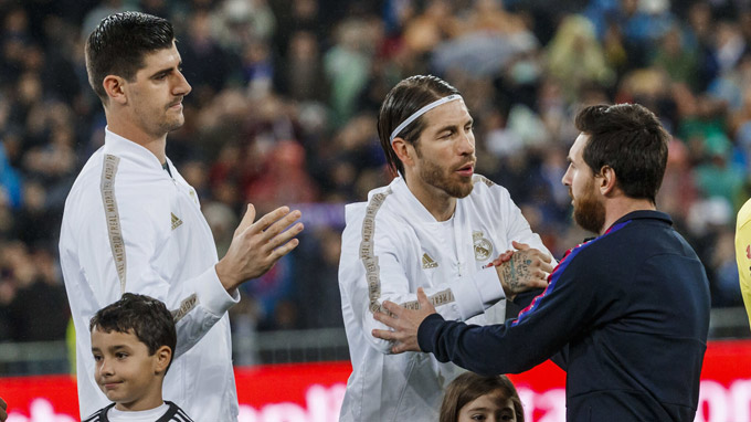 Lionel Messi: Cầu thủ mà Messi phải đối mặt thường xuyên nhất là Sergio Ramos (43 lần).