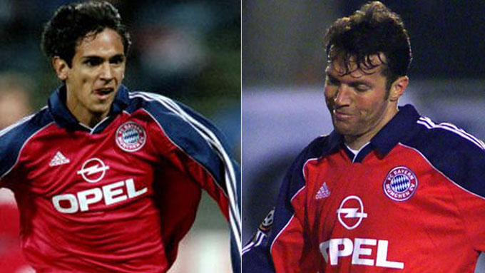 Roque Santa Cruz và Lothar Matthaus: Cùng thi đấu cho Bayern Munich từ 1999 tới 2000