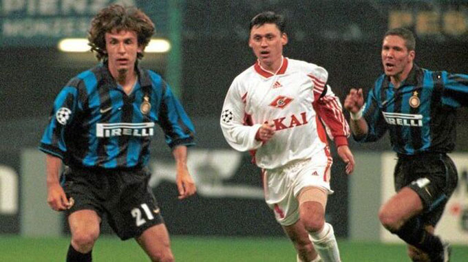 Diego Simeone và Andrea Pirlo: Cùng thi đấu cho Inter từ 1998 tới 1999