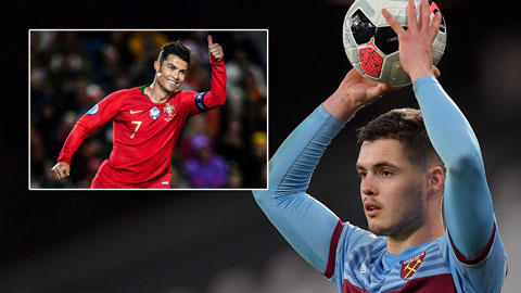 Trung vệ 19 tuổi của West Ham lấy động lực phấn đấu từ Ronaldo