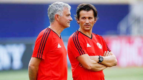 Rui Faria (phải) đã có 17 năm làm “phó tướng” cho Jose Mourinho