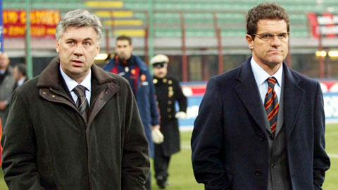 Ký ức Serie A: Capello - Ancelotti, từ xung đột thành tri kỷ