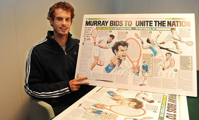Tay vợt nổi tiếng Andy Murray