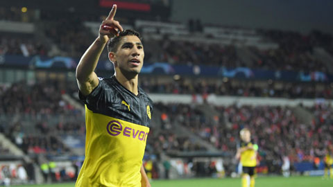 Hakimi ưu tiên  khoác áo Dortmund