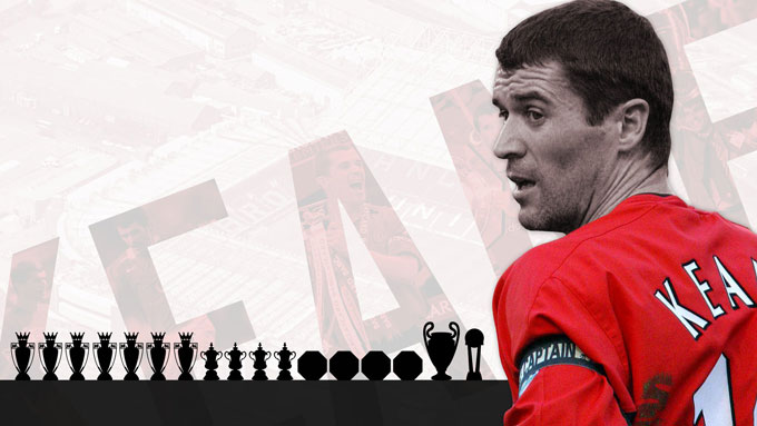 Roy Keane là một thủ lĩnh huyền thoại của Man United với tài năng và cá tính dị biệt