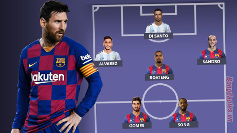 Đội hình tệ nhất từng may mắn làm đồng đội của Lionel Messi Đội hình tệ nhất từng may mắn làm đồng đội của Lionel Messi