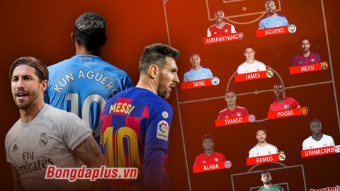 Đội hình miễn phí mùa Hè 2021: Siêu cường gồm Messi, Pogba và Ramos