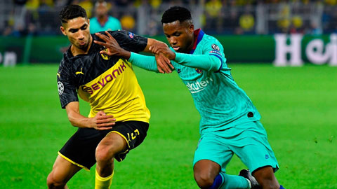 Dortmund tính thay Sancho bằng thần đồng Barca