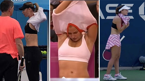 Sharapova và những mỹ nhân banh nỉ vô tư lột đồ