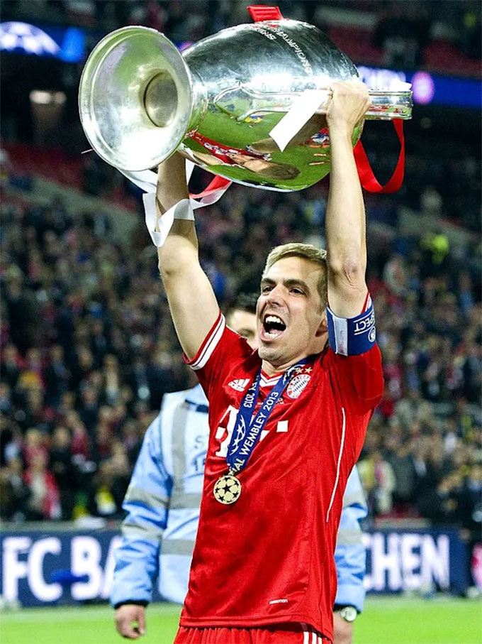 Lahm đã vô địch Champions League cùng Bayern