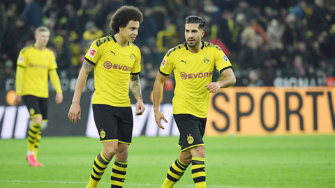 Hai tiền vệ Witsel (trái) và Can của Dortmund nhiều khả năng sẽ vắng mặt ở trận gặp Schalke