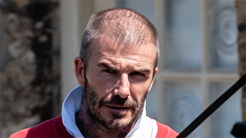 Beckham 'xuống mã' nghiêm trọng do chứng rụng tóc