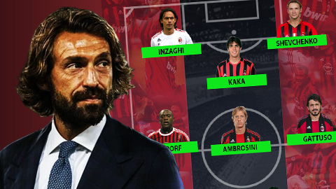 Đội hình những huyền thoại từng sát cánh với Pirlo: 2 Quả bóng Vàng, 6 nhà vô địch thế giới Đội hình những huyền thoại từng sát cánh với Pirlo: 2 Quả bóng Vàng, 6 nhà vô địch thế giới