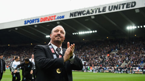 HLV Rafa Benitez đã có những tháng ngày thành công ở Newcastle