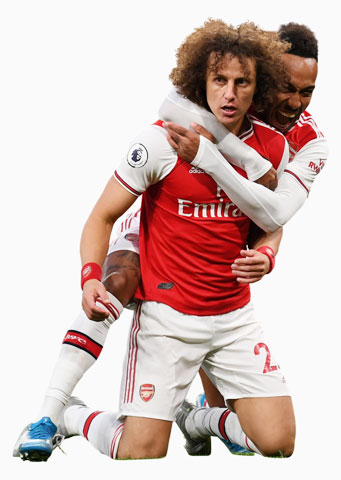 Cả Luiz (trước) lẫn Aubameyang đều khẳng định gắn bó với Arsenal