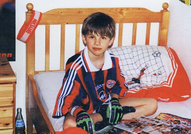 Mueller gia nhập Bayern từ khi là cậu bé 10 tuổi