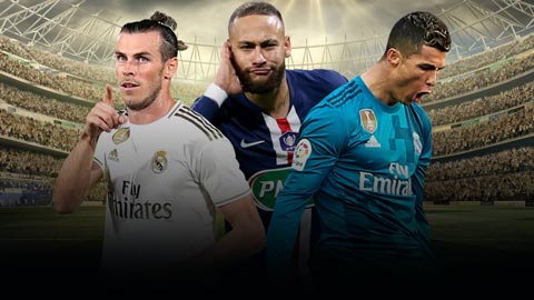Ronaldo, Bale, Neymar lọt vào đội hình chuyển nhượng lãi nhất lịch sử bóng đá Ronaldo, Bale, Neymar lọt vào đội hình chuyển nhượng lãi nhất lịch sử bóng đá