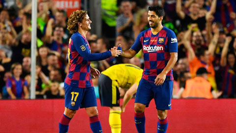 Messi, Suarez (phải) và Griezmann được kỳ vọng sẽ thi đấu ăn ý với nhau