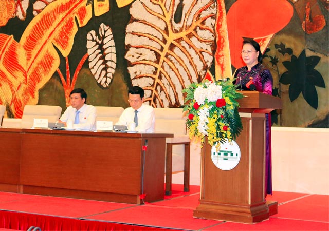 Chủ tịch Quốc hội Nguyễn Thị Kim Ngân chủ trì buổi Hội nghị