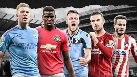 Pogba, De Bruyne lọt top 5 tiền vệ box-to-box tốt nhất thế giới hiện nay Pogba, De Bruyne lọt top 5 tiền vệ box-to-box tốt nhất thế giới hiện nay